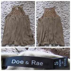 Detailed olive green tank